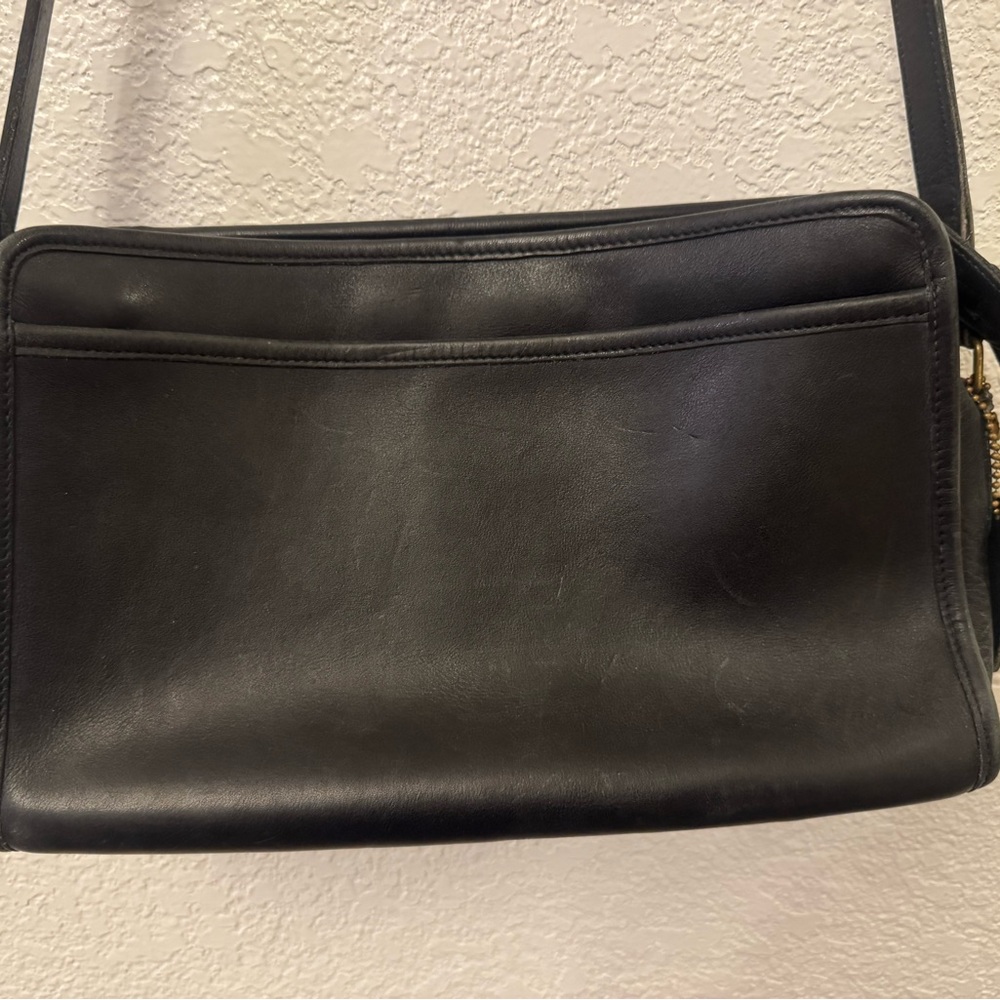 Black vintage coach bag